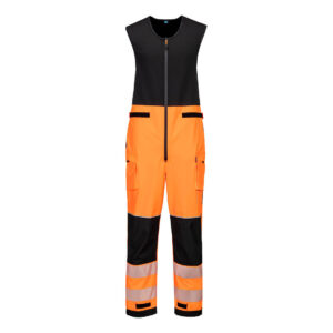 Portwest Narancs/Fekete PW3 Hi-Vis esõálló overál (3L) T150OBR