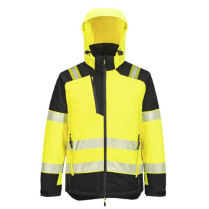Portwest Sárga/Fekete PW3 Hi-Vis télikabát T160YBR