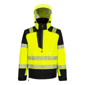 Portwest Sárga/Fekete PW3 Hi-Vis Overhead esõkabát (3L) T161YBR