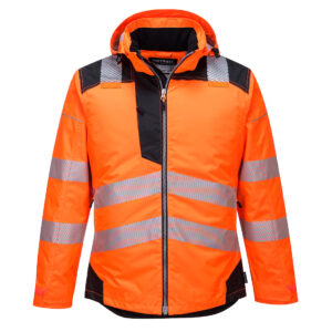 Portwest Narancs/Fekete PW3 Hi-Vis télikabát T400OBR