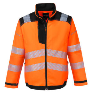 Portwest Narancs/Fekete PW3 Hi-Vis kabát T500OBR