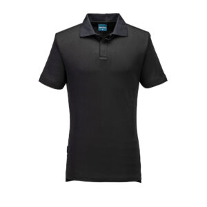 Portwest Fekete WX3 ECO PÓLÓING S/S T722BKR