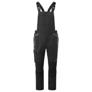 Portwest Fekete WX3 Industrial Wash kantáros nadrág T746BKR