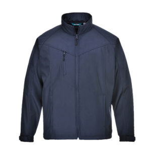 Portwest Sötét navy Oregon férfi softshell dzseki (3L) TK40DNR