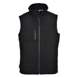 Portwest Fekete Softshell Mellény (3L) TK51BKR