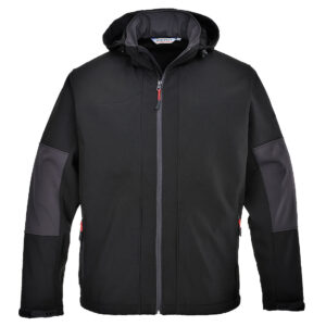 Portwest Fekete Softshell kapucnival (3L) TK53BKR