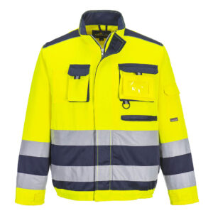 Portwest Sárga/Navy Lille Hi-Vis kabát TX50YNR