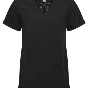 Onna INVINCIBLE'  WOMEN’S ONNA-STRETCH egészségügyi tunika NN310 Exact Black